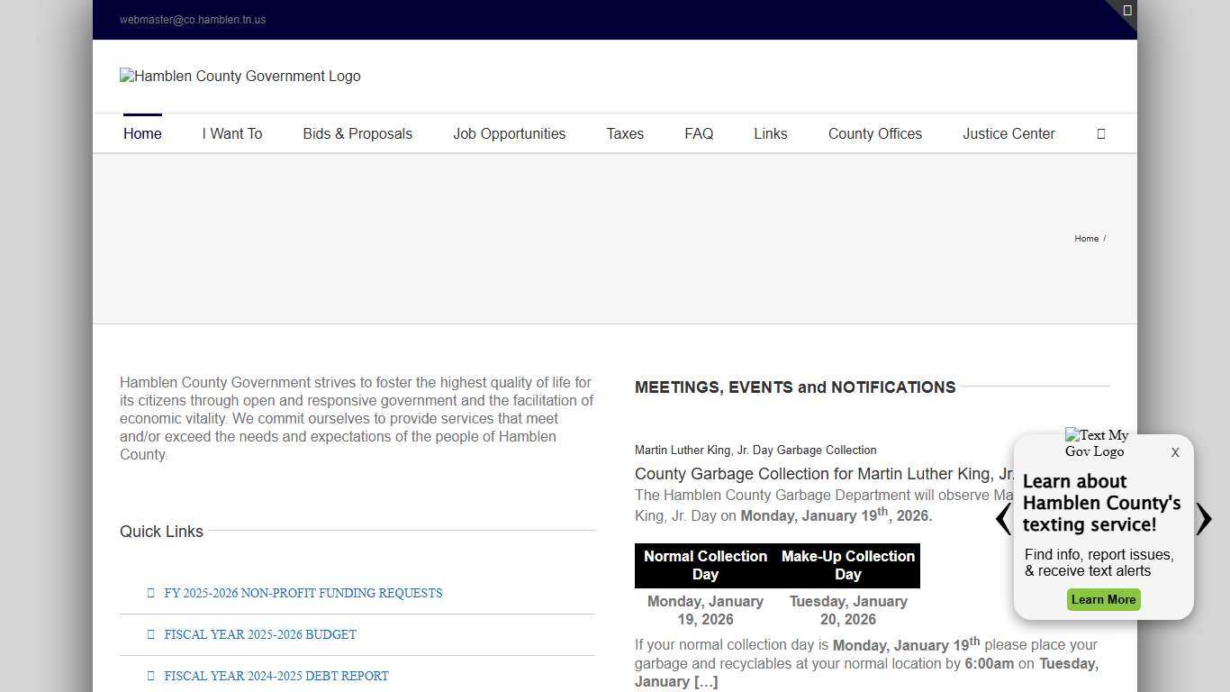 Home - Hamblen County Government